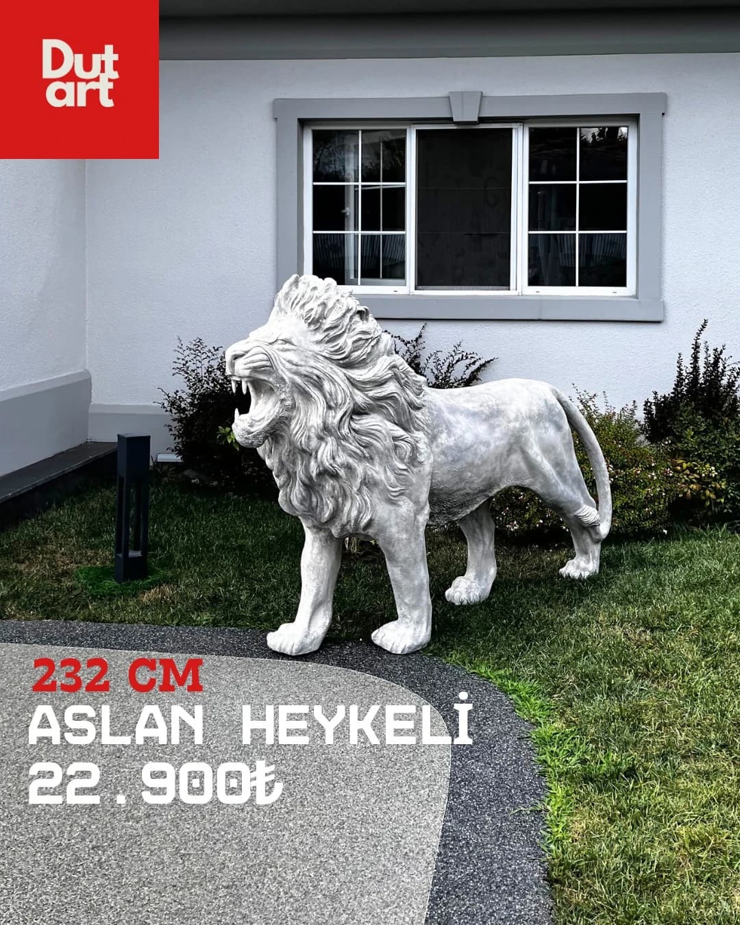 Aslan Heykeli - Fiberglas